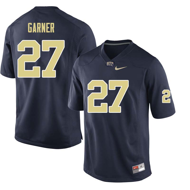 Men #27 Bricen Garner Pittsburgh Panthers College Football Jerseys Sale-Navy